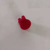 Flocking Heartshaped Hair Clips Electroplated Women's Hair Accessories