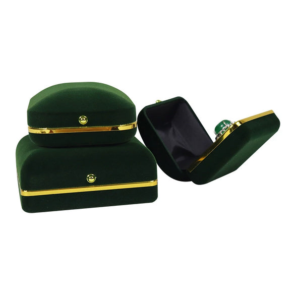 Flocking Jewelry Packaging Box For Rings Necklaces And Bracelets Made Of Plastic