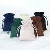 Flocking Velvet Jewelry Storage Bag Drawstring Small Corset Pocket Text Play
