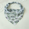 Floral Chiffon Geometric Triangle Scarf And Hair Band Women's Hair Accessories