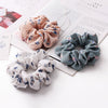 Floral Chiffon Scrunchie Hair Tie Handmade Highelastic Fabric Hair Accessory Wholesale