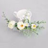 Floral Cloth Hairband And Hair Comb Set For Women Bride Bridesmaid And Flower Girl Forest Style Photo Hair Accessories
