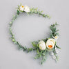 Floral Cloth Hairband And Hair Comb Set For Women Bride Bridesmaid And Flower Girl Forest Style Photo Hair Accessories