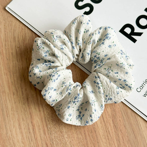 Floral Fabric Handmade Hair Tie For Women