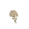Flower Brooch Zinc Alloy Pearl Electroplating Women's Elegant Fashion Accessories