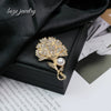 Flower Brooch Zinc Alloy Pearl Electroplating Women's Elegant Fashion Accessories