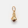 Flower Copper Rhinestones Electroplated Necklace