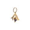 Flower Copper Rhinestones Electroplated Necklace