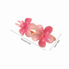 Flower Duckbill Hairpin With Gradient Design And Baking Paint Process For Women