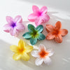 Flower Hairpins Feminine Highend Frangipani Style Electroplated