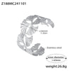 Flower Hollow Opening 316L Stainless Steel Geometric Electroplated Adjustable Bracelet