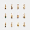 Flower Necklace Copper Rhinestones Electroplated Real Gold Plated Color Preserved