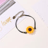 Flower Pattern Resin Bracelet With Electroplating For Women