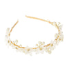 Flower Pearl Hair Band Hair Accessories Acrylic Material