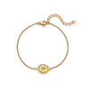 Flower Series Titanium Steel Jewelry With Electroplated Retro Exquisite Necklace And Bracelet For Women