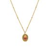 Flower Series Titanium Steel Jewelry With Electroplated Retro Exquisite Necklace And Bracelet For Women