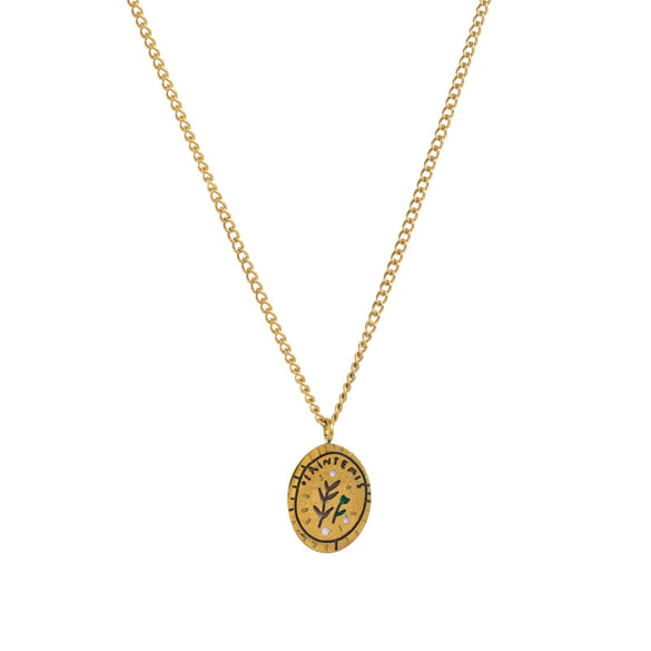Flower Series Titanium Steel Jewelry With Electroplated Retro Exquisite Necklace And Bracelet For Women