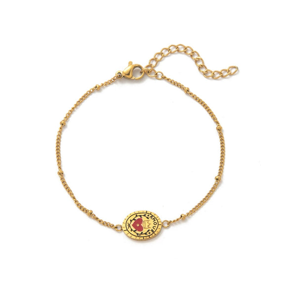 Flower Series Titanium Steel Retro Exquisite Electroplated Jewelry Necklace Bracelet For Women