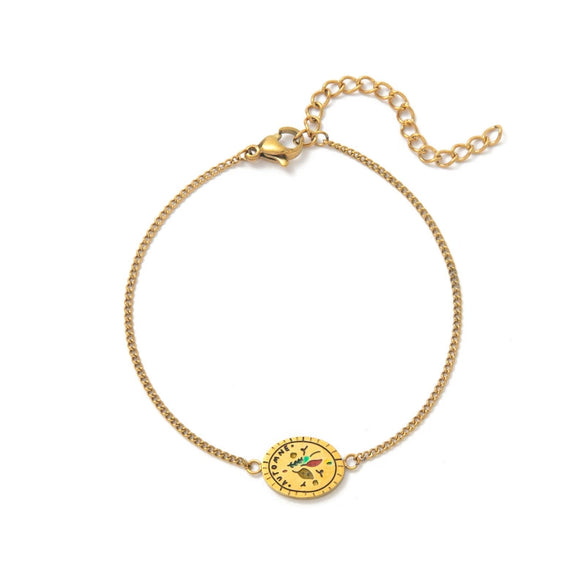 Flower Series Titanium Steel Retro Exquisite Electroplated Jewelry Necklace Bracelet For Women