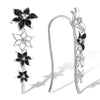 Flower Trumpet Earrings Copper With Zirconia For Women