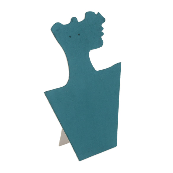 Folding Jewelry Rack Flannel Portrait Splicing Display Stand For Necklace Earrings