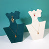 Folding Jewelry Rack Flannel Portrait Splicing Display Stand For Necklace Earrings