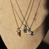 Food Series Necklace Copper Bow Baroque Specialshaped Pearl Cone Ice Cream Pendant Electroplating
