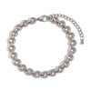 Foot Accessories Stainless Steel 14K Gold Plated Geometric Round Chain Anklet For Women