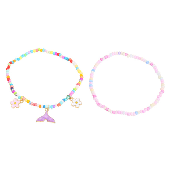 Foot Chain Plastic Resin Animal Zodiac Style Bohemian Vacation Soft Pottery Pendant Multilayer Elastic