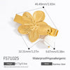 Forged Hair Band Pendant With Large Flower Ocean Series Simple Ball Design