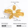 Forged Hair Band Pendant With Large Flower Ocean Series Simple Ball Design