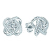 Fragrant Style Classic Fourleaf Clover Women's Earrings Moissanite S925 Sterling Silver 18K Gold Plated