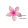 Frangipani Flower Hairpin Hair Accessory For Women Baking Varnish Gripper