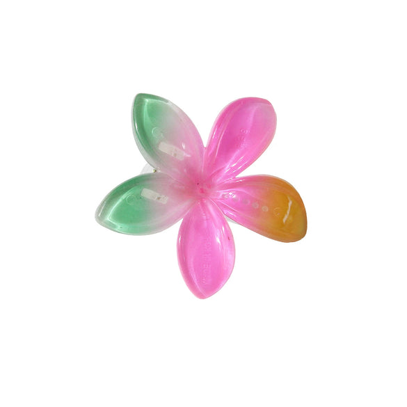 Frangipani Flower Hairpin Hair Accessory For Women Baking Varnish Gripper
