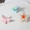 Frangipani Flower Hairpin Hair Accessory For Women Baking Varnish Gripper