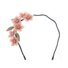 French Retro Handmade Beaded Flower Hairpin Exquisite Fabric Embroidered Floral Headpiece Sweet Women’s Hair Accessory