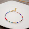 Freshwater Pearl Anklet Geometric Pattern Simple Style For Women
