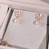 Freshwater Pearl Butterfly Shell Jewelry Set For Girls
