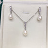Freshwater Pearl Drop Shape Pendant Earrings