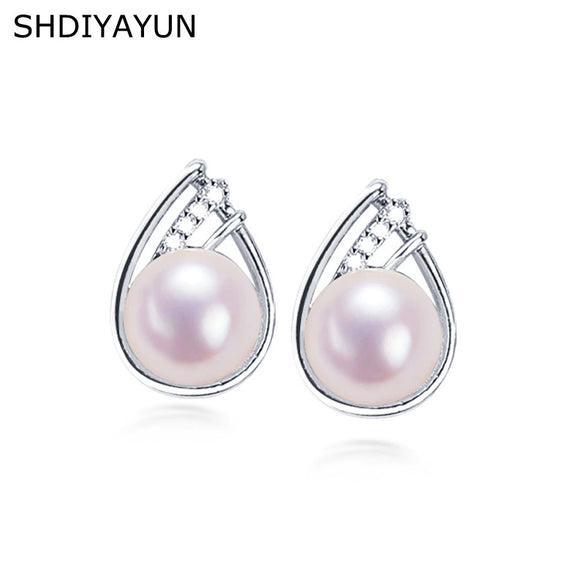 Freshwater Pearl Dropshaped Earrings For Women