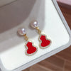 Freshwater Pearl Dropshaped Pendant Earrings And Necklace Set