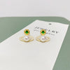 Freshwater Pearl Earrings For Women Oblate Natural Design