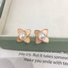 Freshwater Pearl Earrings For Women S225 Sterling Silver Needle Natural Pink Flower Design Oblate Shape