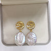 Freshwater Pearl Earrings S925 Sterling Silver 18K Goldfilled Alien Shaped Natural Baroque Pearl For Women