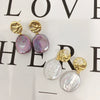 Freshwater Pearl Earrings S925 Sterling Silver 18K Goldfilled Alien Shaped Natural Baroque Pearl For Women