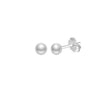 Freshwater Pearl Earrings 925 Silver Geometric Fashion Elegant Electroplated
