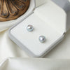 Freshwater Pearl Earrings 925 Silver Needle Special Shape Minimalist Women's