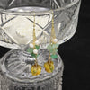 Freshwater Pearl Flower Shaped Earrings With Electroplating And Pastoral Style