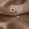 Freshwater Pearl Geometric Tassel Ear Clip Earrings Natural Style