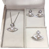 Freshwater Pearl Jewelry Set Pendant Earring Ring